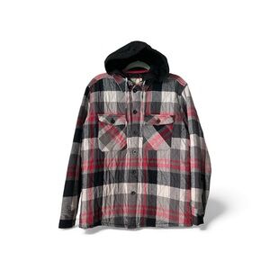 Quilted Cotton Plaid Quilted Jacket Small